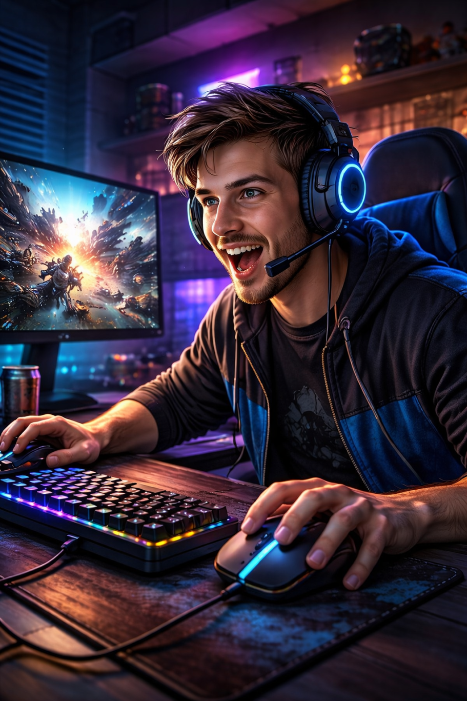 Zocker Bereich auf den Link klicken